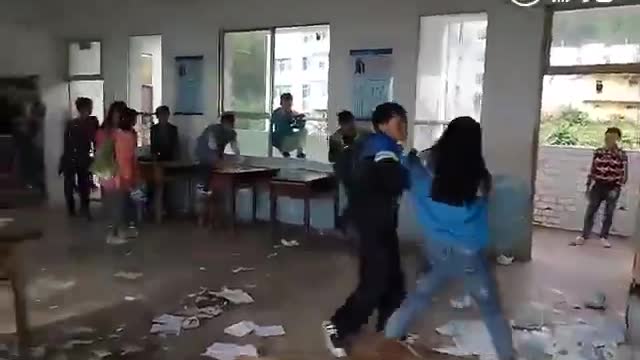 中国の荒れてる小学校